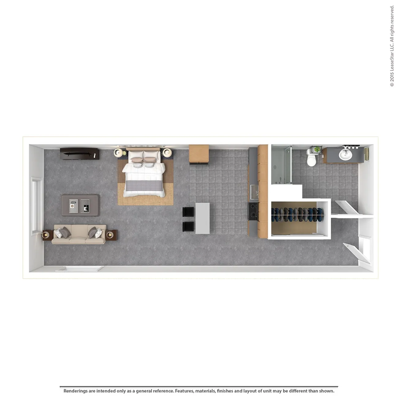 Studio 1 Bath