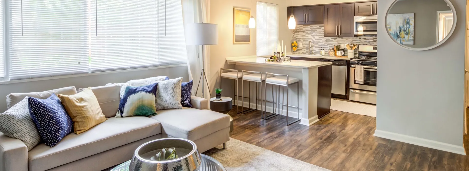 The Flats at Douglas - Living Room - Kitchen