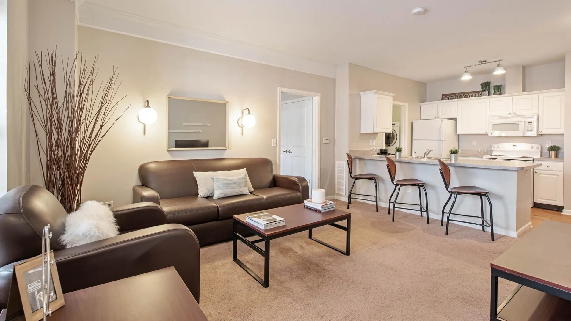 University Edge Cincinnati - Living and Kitchen