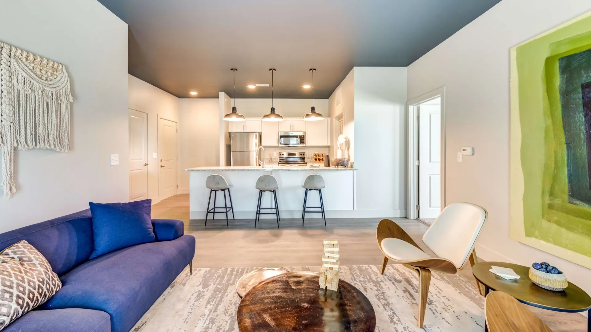 Gateway Lofts Centerville | Living Room | Kitchen