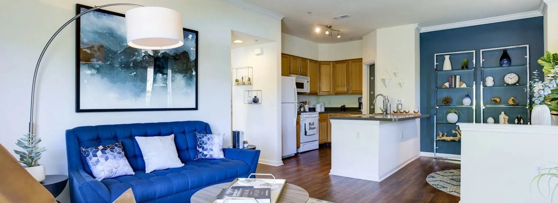 Burrough's Mill Living Room and Kitchen
