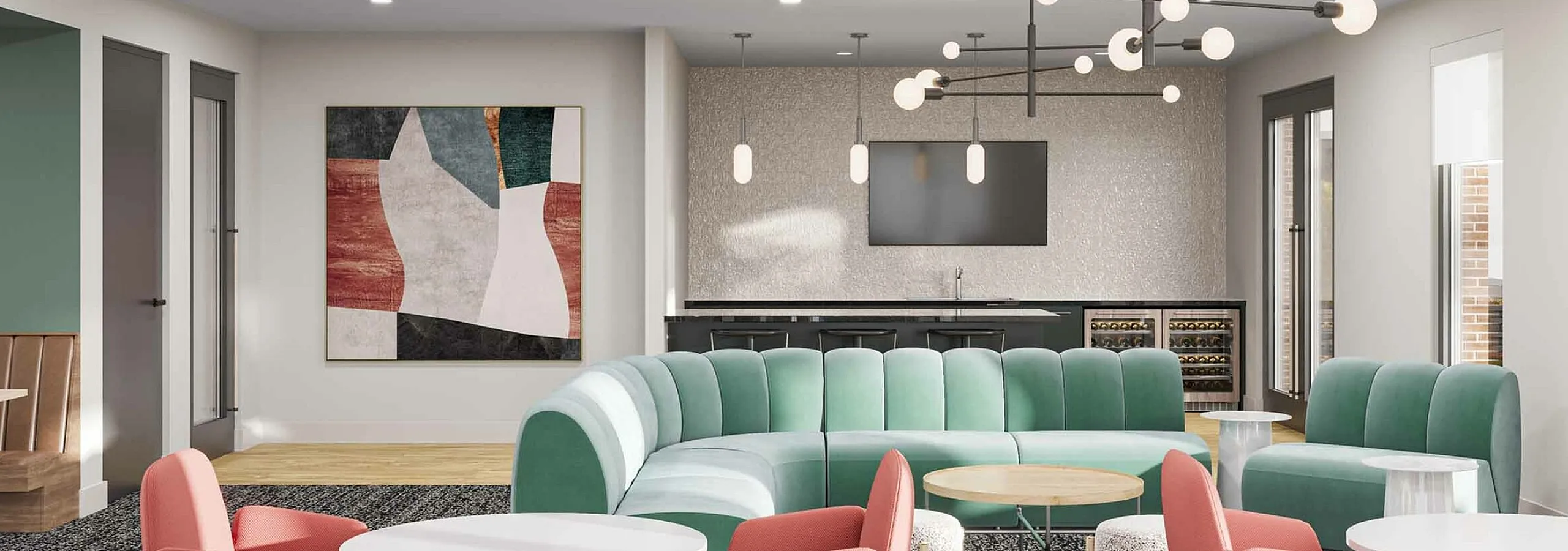 Resident Lounge Rendering