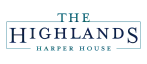 Elegant logo design for The Highlands Harper House, featuring a modern and sophisticated font.