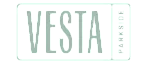 Vibrant and modern Vesta Parkside logo in sleek black and green design.