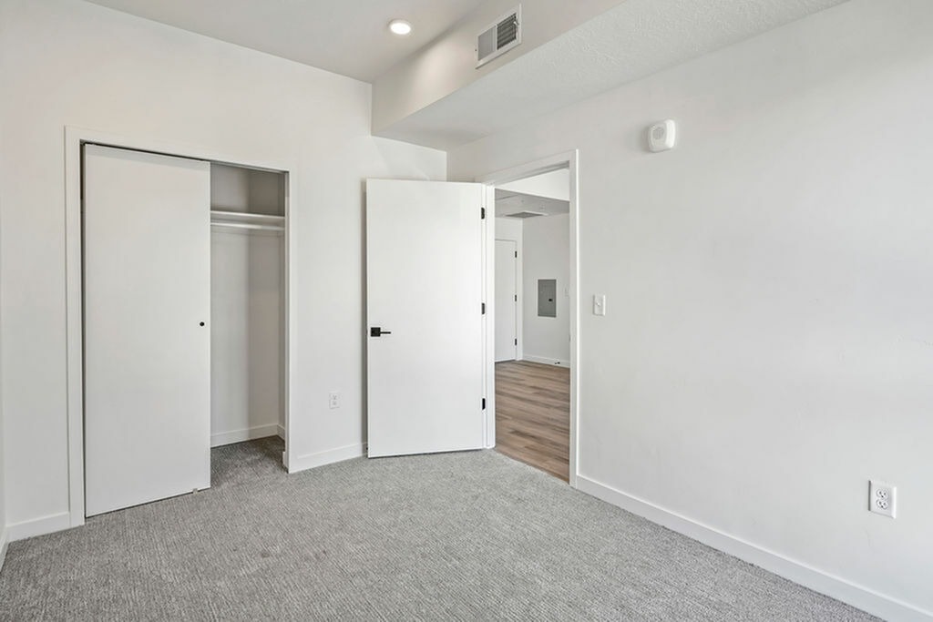343 apartments slc A1 Bedroom Closet