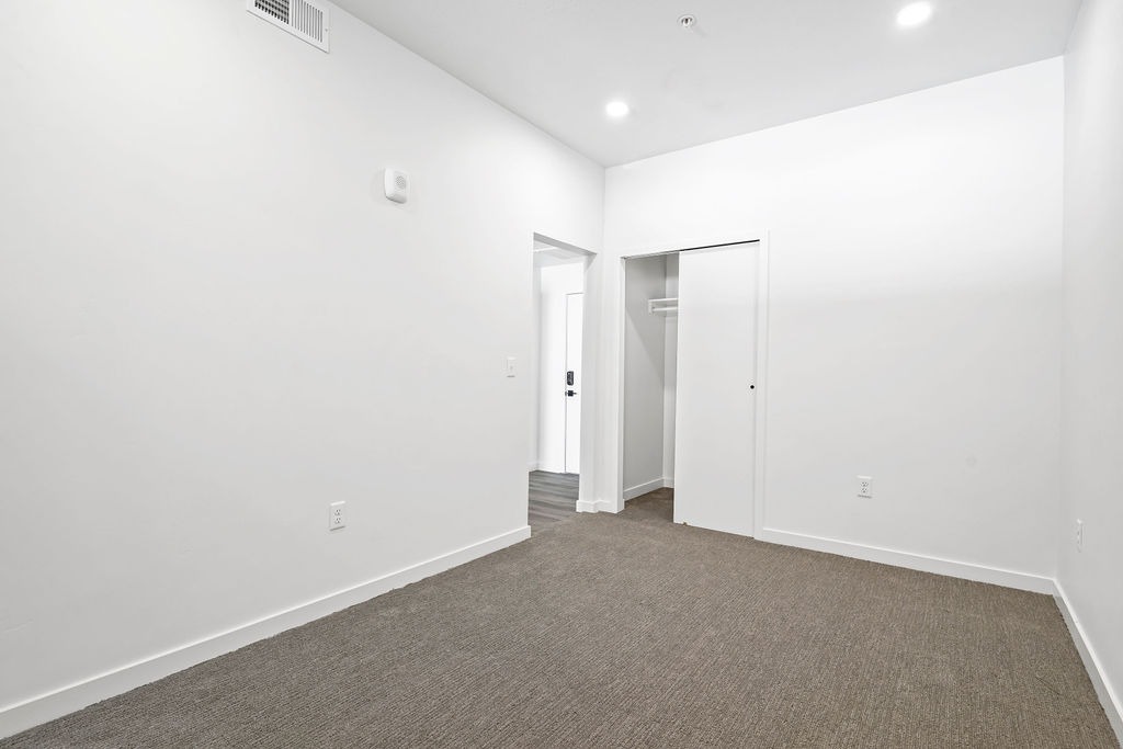 343 apartments slc A4 Bedroom - Closet and Entrance