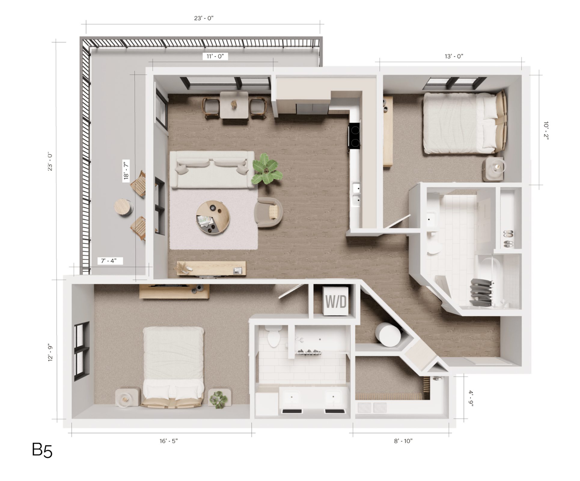 The Grandeur | B5 - Silverlake (2 Bedroom 2 Bath)