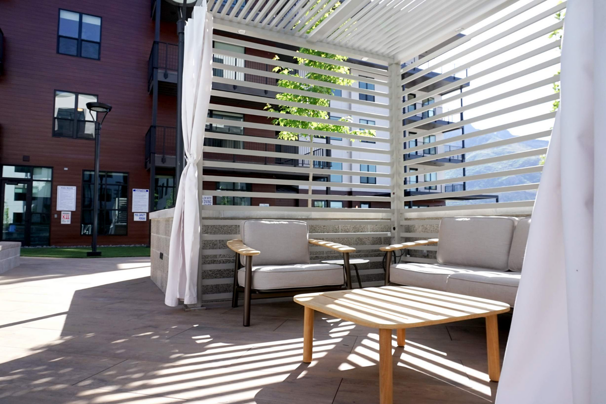 Poolside Cabanas