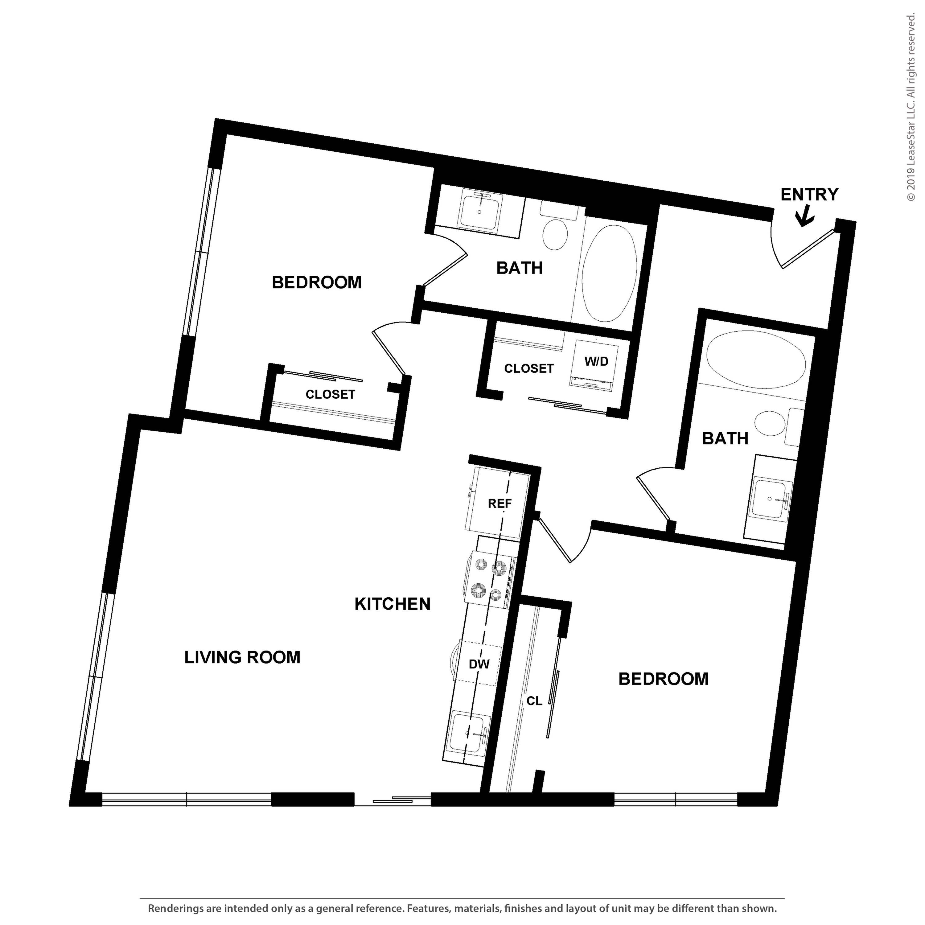 Macadam C 2 Bed Apartment Sanctuary Apartments