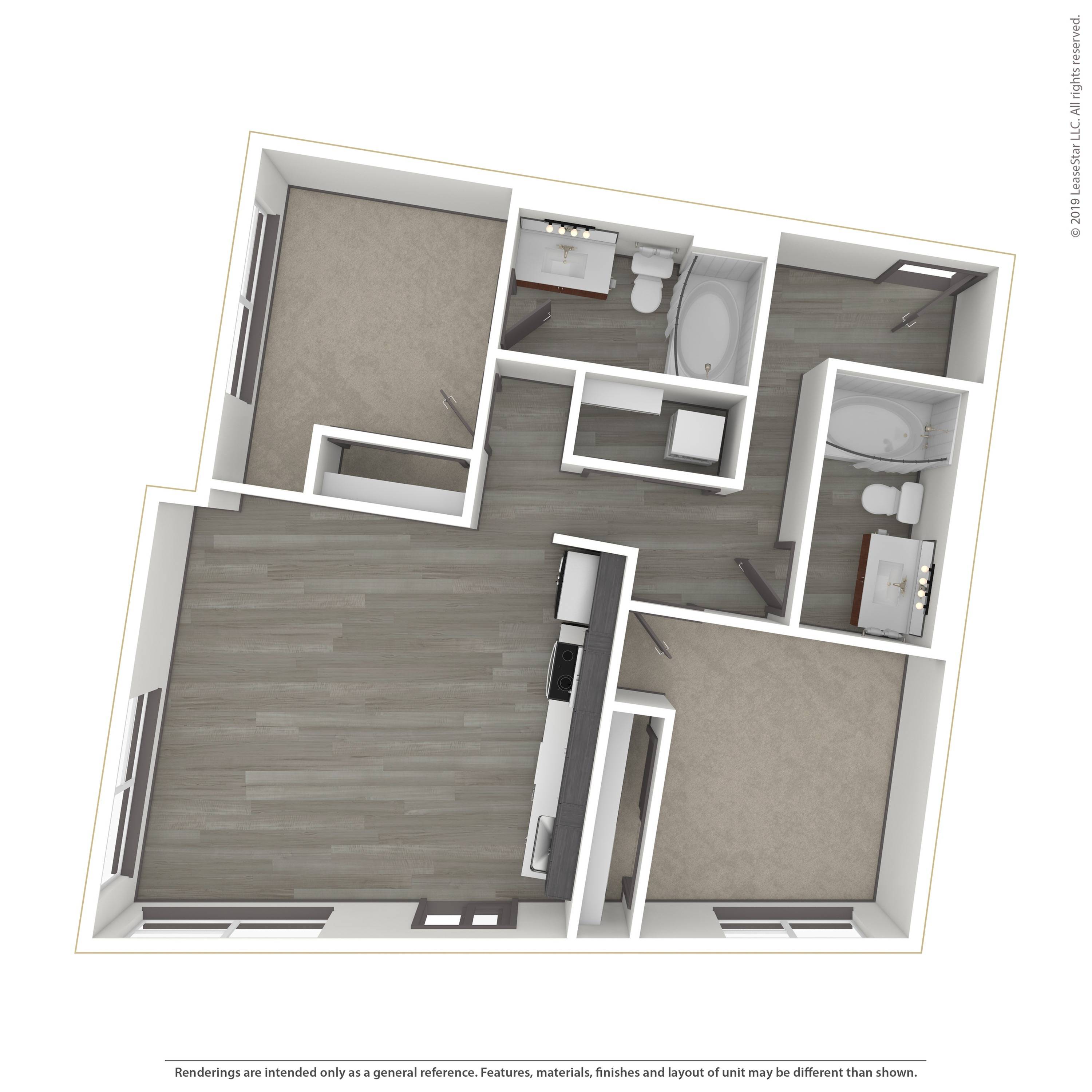 Macadam C 2 Bed Apartment Sanctuary Apartments