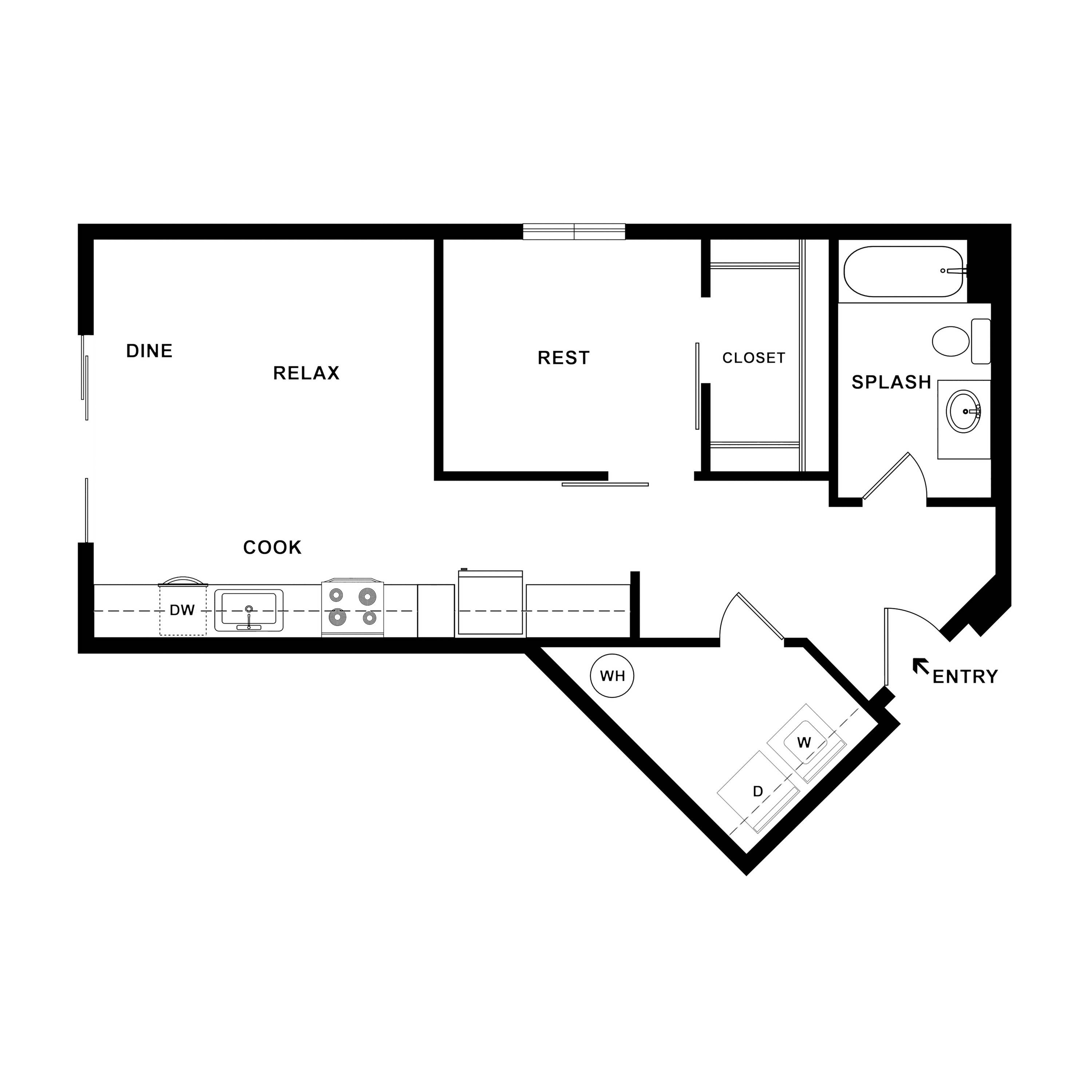 1 Bed Apartment Midtown 64 Apartments