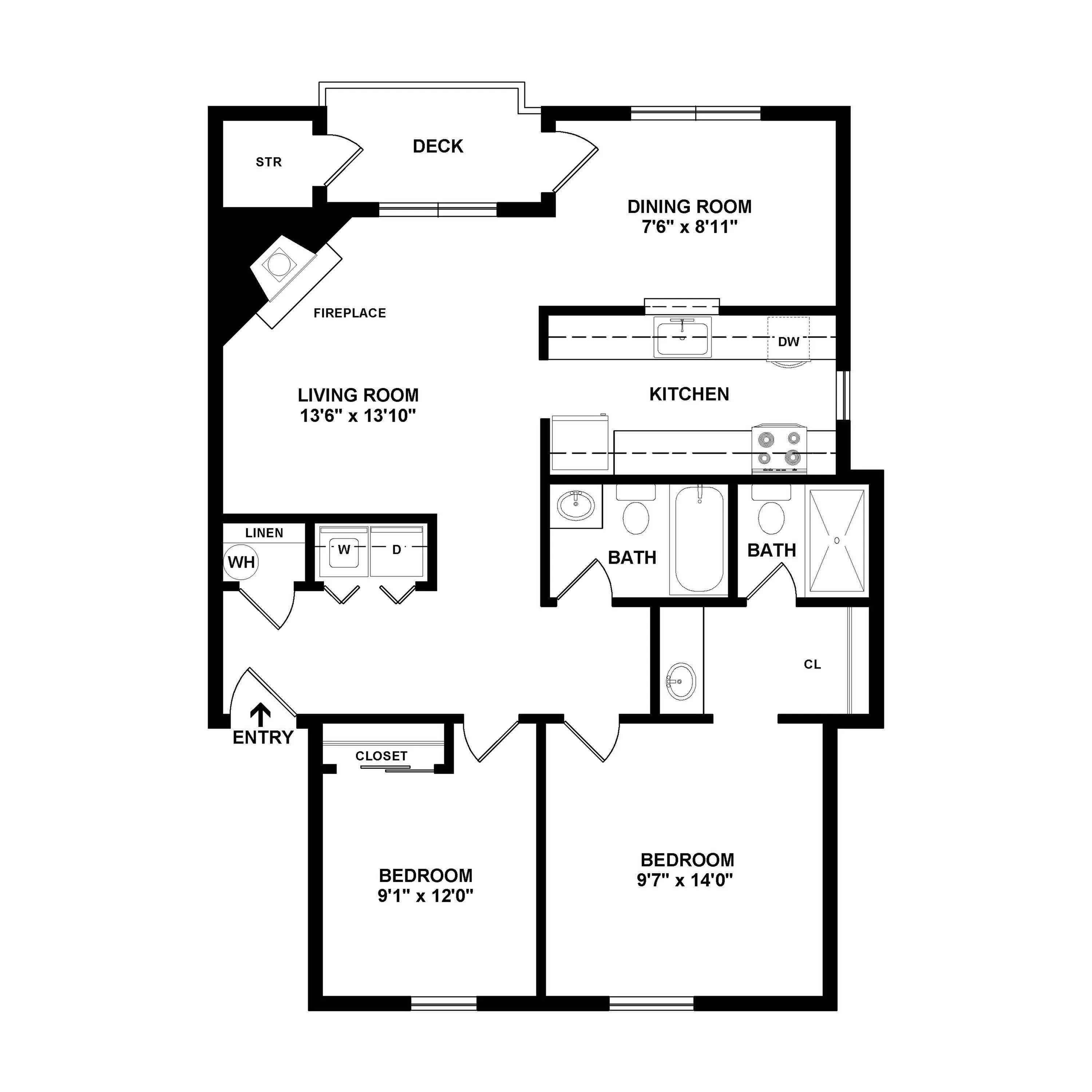 Gilman 2 Bed Apartment Gilman Square Apartments
