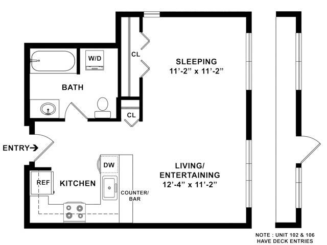 One Bedroom One Bath A5