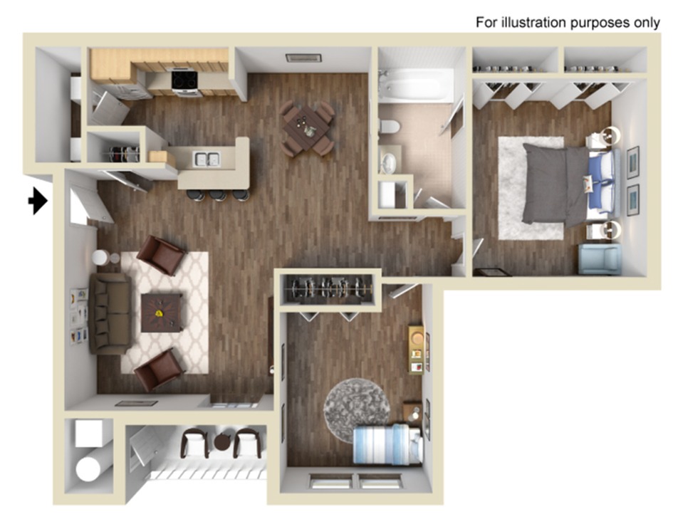 The Fieldstone  |  Apartments in Ashburn VA  | Grove at Flynns Crossing Apartments