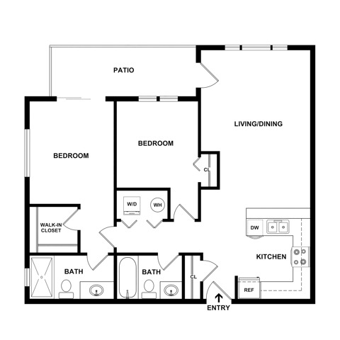 Two Bedroom Apartments | Apartments in Bend OR | Bellevue Crossing Apartments