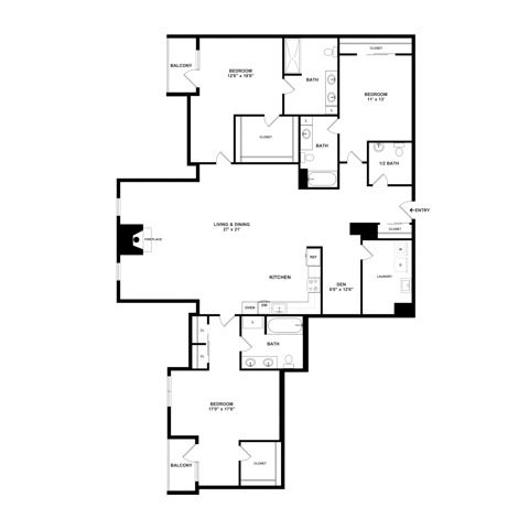 3 Bedroom Apartments | Lake Oswego, OR | The Windward