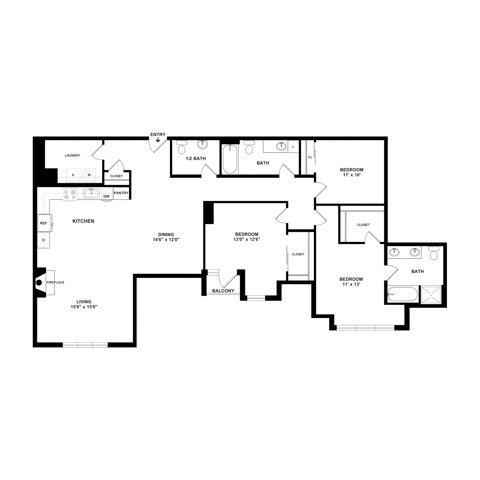 Three Bedroom Apartments | Lake Oswego, OR | The Windward Apartments