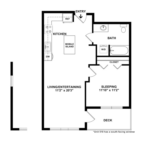 One Bedroom | Apartments in Wallingford | The Noble
