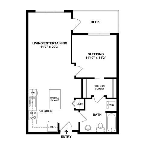 One BEdroom | Seattle, WA Apartments | The Noble