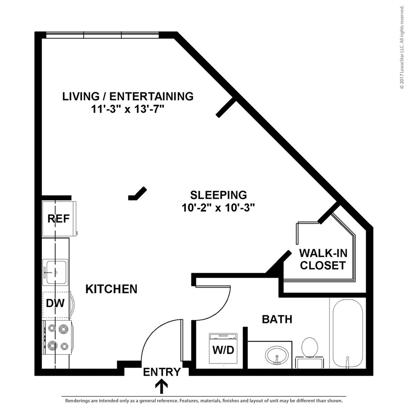 Studio | Apartments in Seattle WA | The Noble Apartments