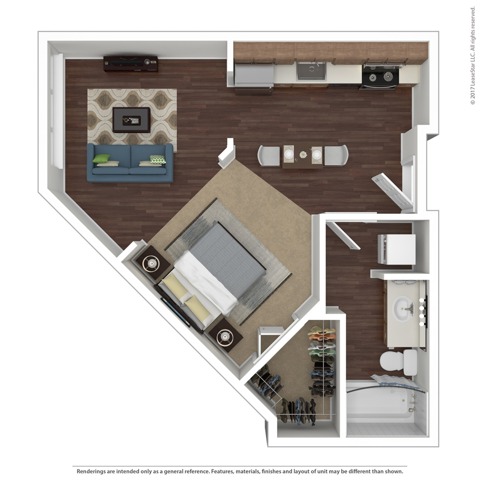 Studio | Apartments in Seattle WA | The Noble Apartments