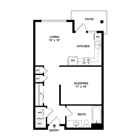 Studio | Apartments in Lacey WA | Toscana Apartments