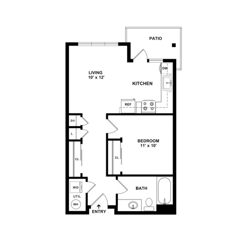 One Bedroom | Apartments in Lacey WA | Toscana Apartments