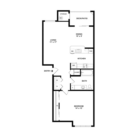 One Bedroom | Apartments in Lacey WA | Toscana Apartments