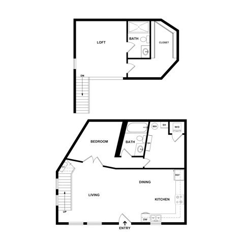 Two Bedroom | Apartments for Rent in DuPont Washington | Trax at DuPont Station