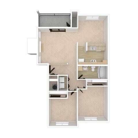Two Bedroom Apartments | Everett WA | Charter Club