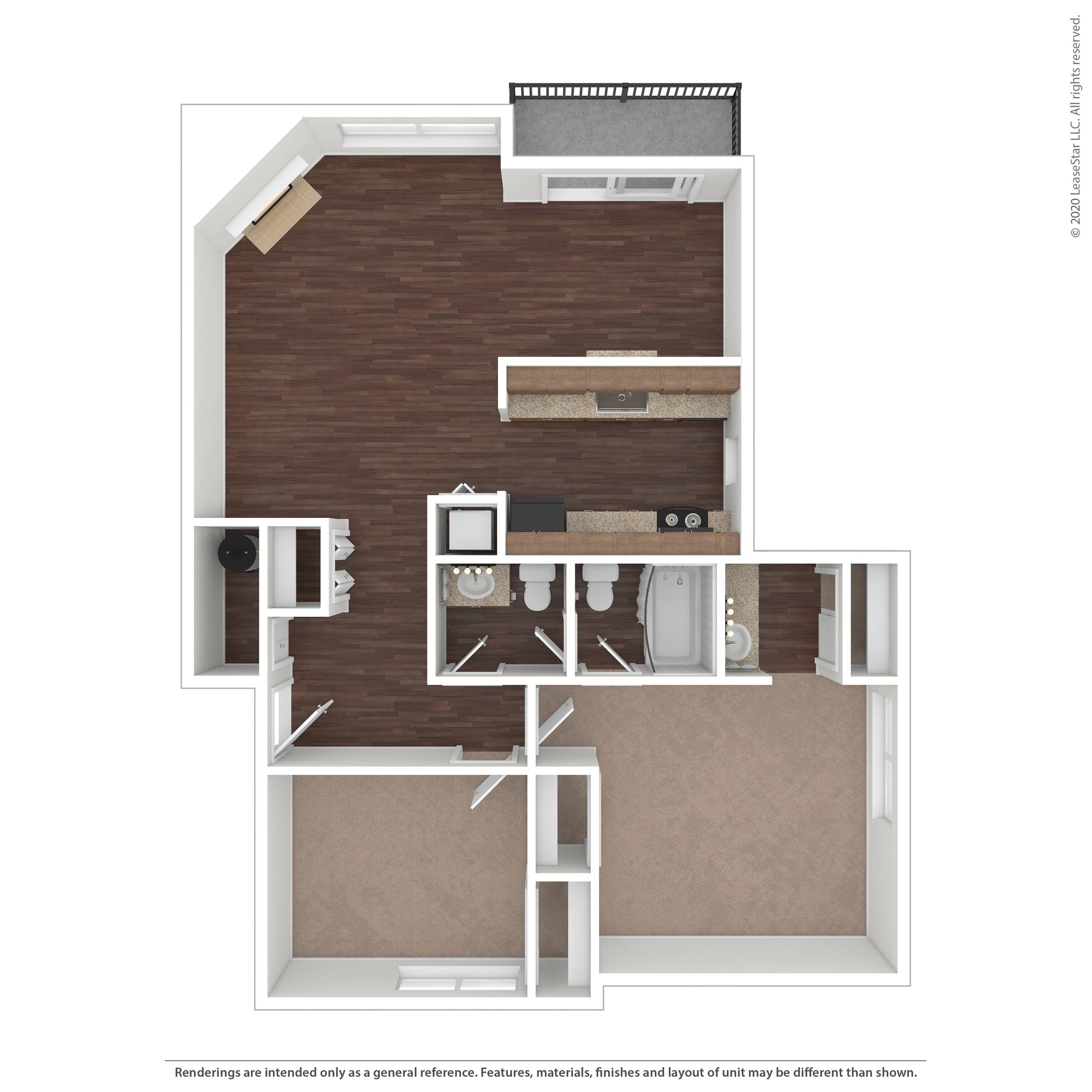 Birchwood 2 Bed Apartment Gilman Square Apartments