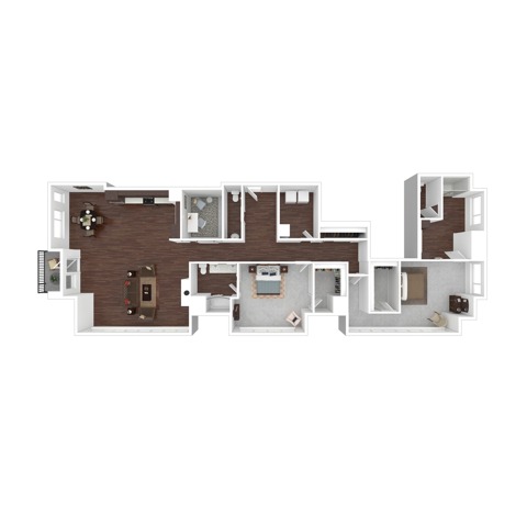 Two Bedroom | Lake Oswego OR | The Windward