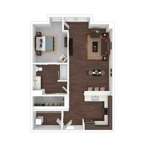 One Bedroom | Apartments in Lake Oswego OR | The Windward