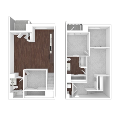 Two Bedroom | Lake Oswego OR | The Windward