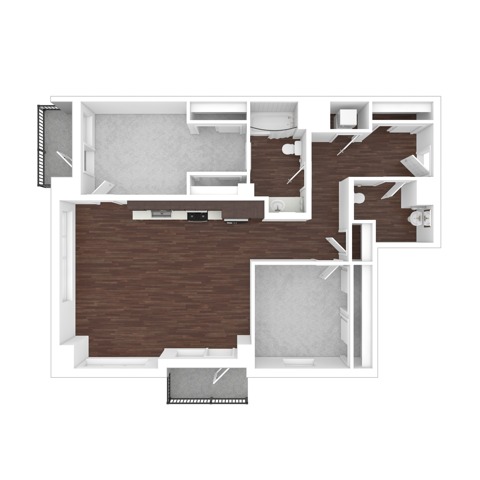 Two Bedroom | Apartments in Lake Oswego OR | The Windward