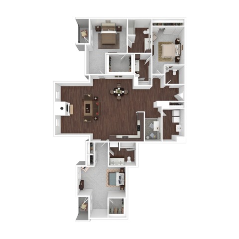 3 Bedroom Apartments | Lake Oswego, OR | The Windward