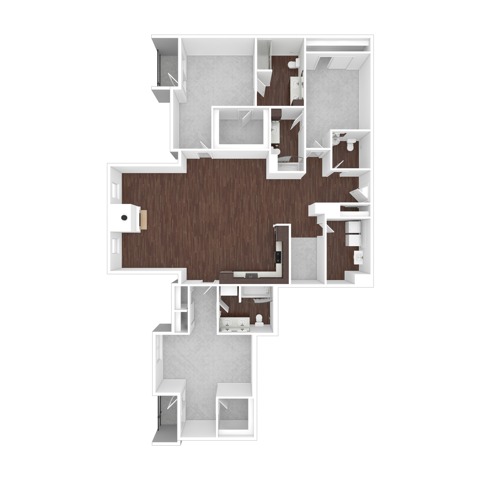 3 Bedroom Apartments | Lake Oswego, OR | The Windward