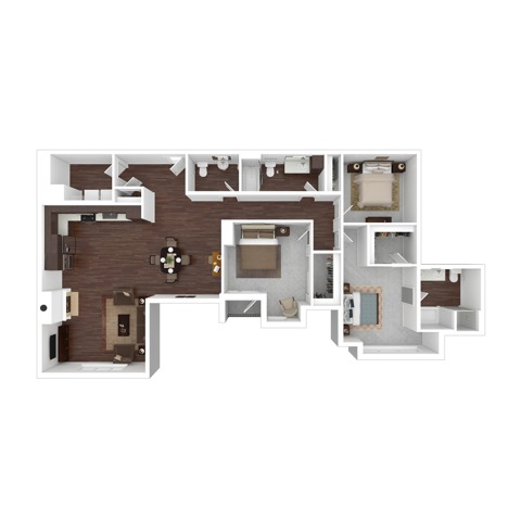 Three Bedroom Apartments | Lake Oswego, OR | The Windward Apartments