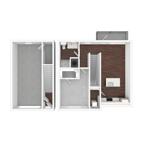 One Bedroom One Bath | Apartments in Austin TX | Brightleaf at Lakeline Apartments