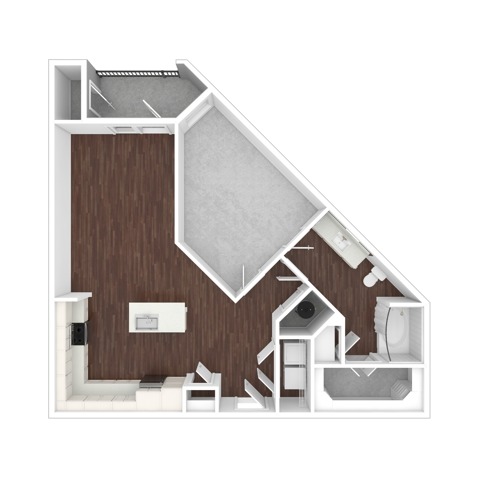 One Bedroom | Austin TX Apartments | Brightleaf at Lakeline