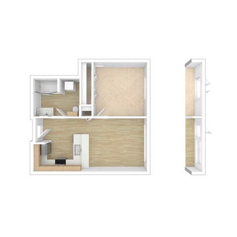 Studio | Apartments in Seattle, WA | The Noble