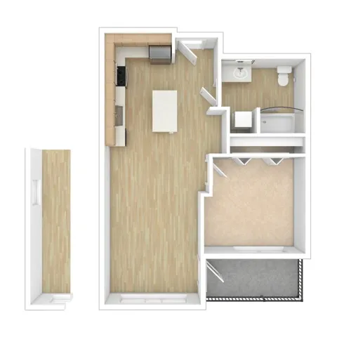 One Bedroom | Seattle WA Apartments for Rent | The Noble