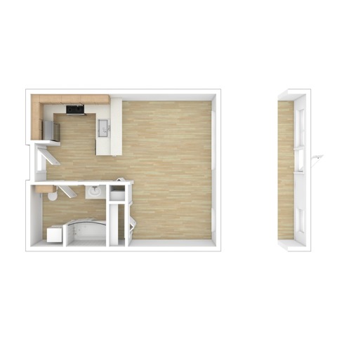 Studio | Apartments in Seattle WA | The Noble