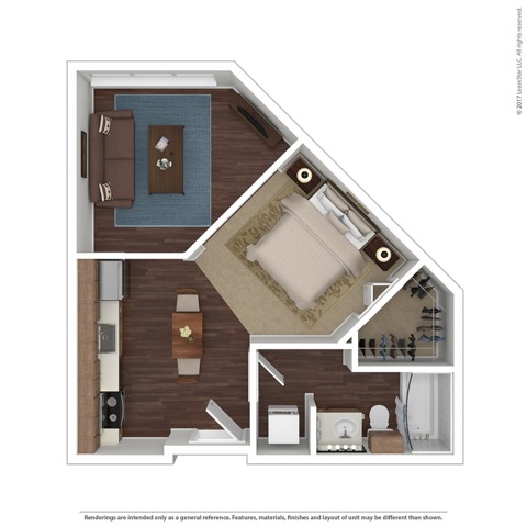 Studio | Apartments in Seattle WA | The Noble Apartments