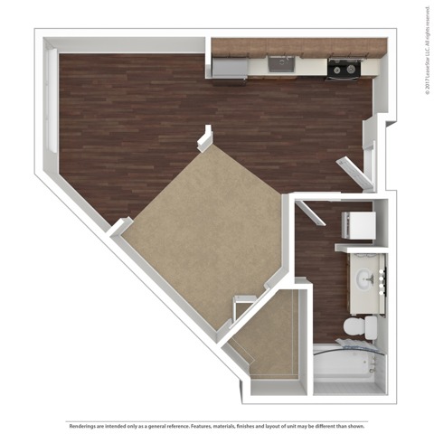 Studio | Apartments in Seattle WA | The Noble Apartments