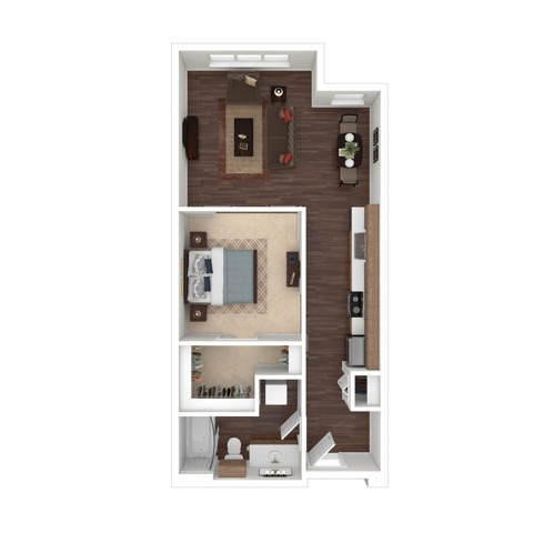 Open Studio  |  The Noble Apartments  |  Apartments in Wallingford, WA