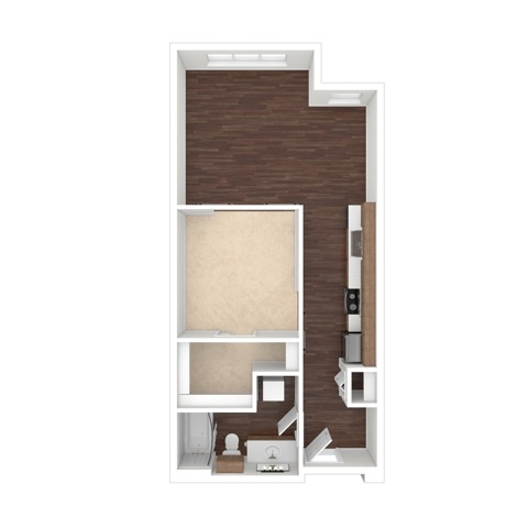 Open Studio  |  The Noble Apartments  |  Apartments in Wallingford, WA