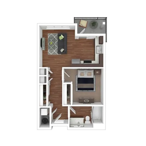 One Bedroom | Apartments in Lacey WA | Toscana Apartments