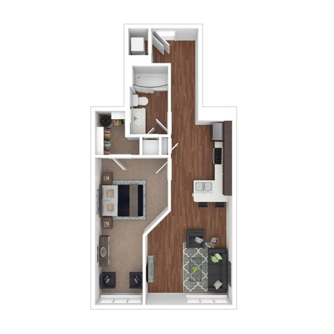 One Bedroom One Bath | Apartments in Lacey WA | Toscana Apartment Homes