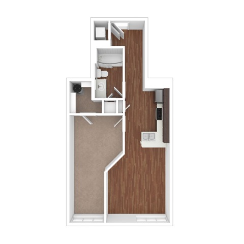One Bedroom One Bath | Apartments in Lacey WA | Toscana Apartment Homes